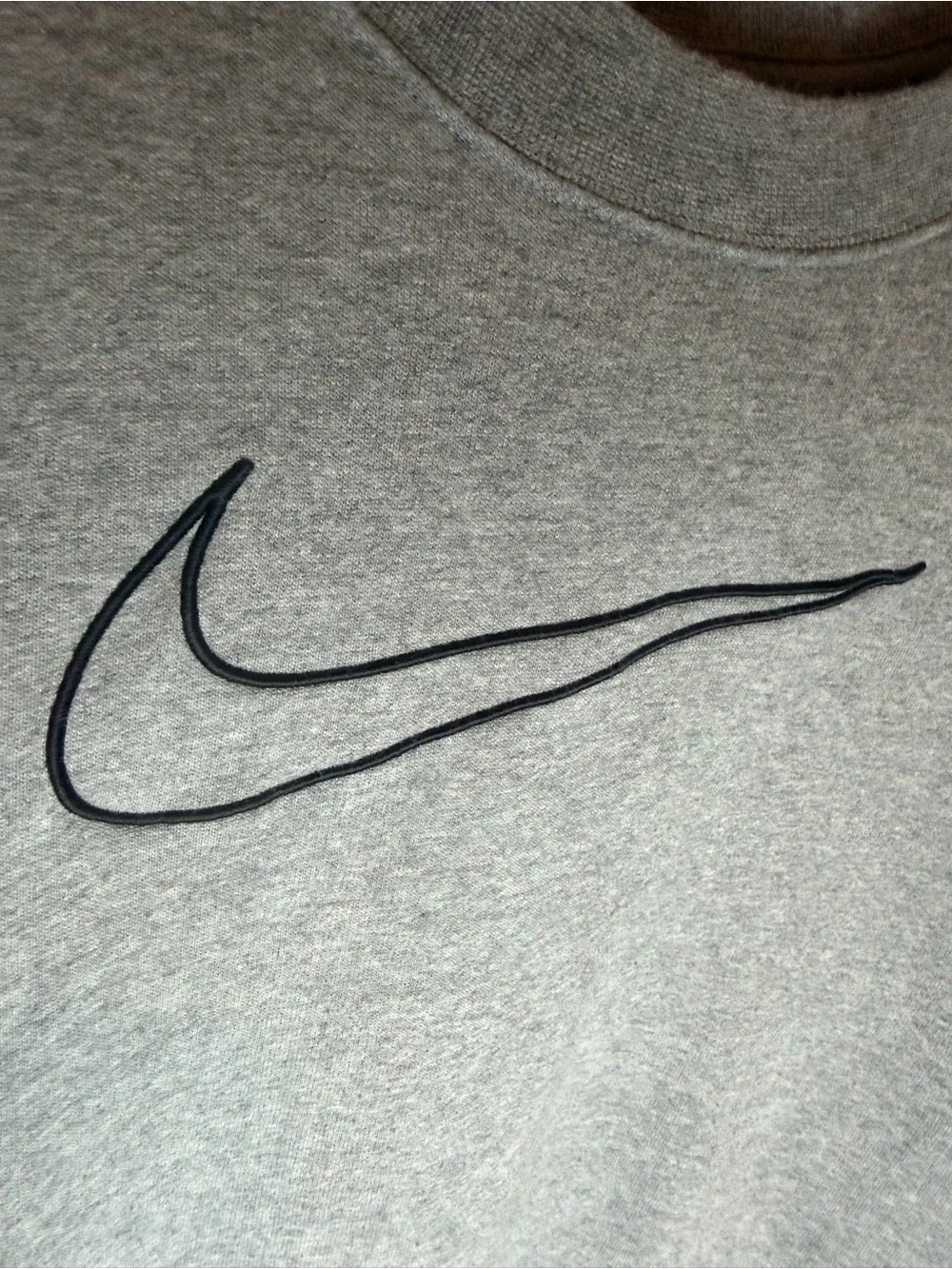 Nike Dri-Fir Get Fit Gray Crewneck Sweatshirt L
